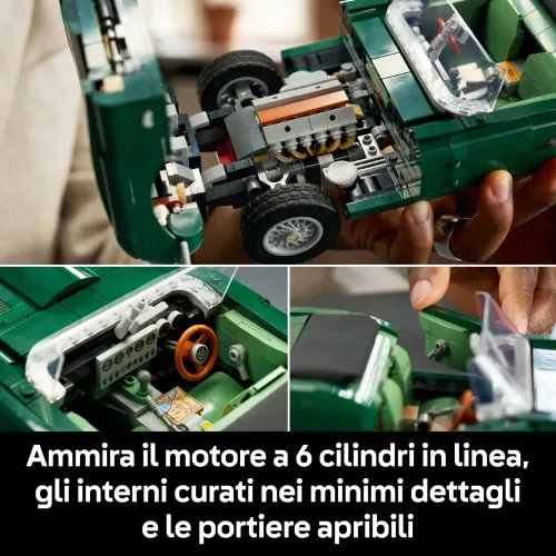 LEGO ICONS JAGUAR E-TYPE MODELLINO AUTO PER...