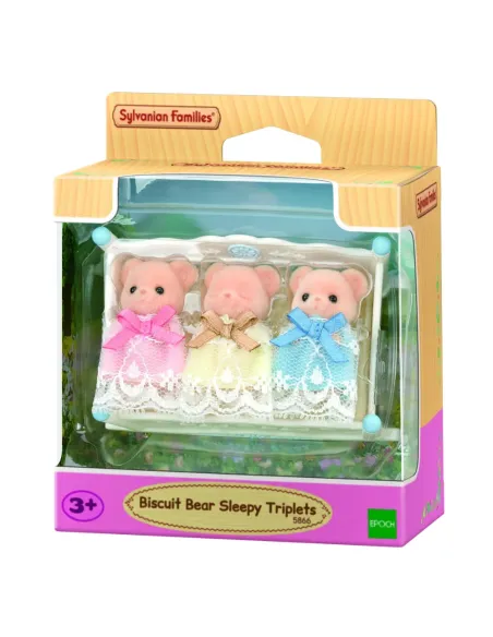 SYLVANIAN FAMILIES TRIGEMINI ORSO BISCOTTO CON CULLA (5866)