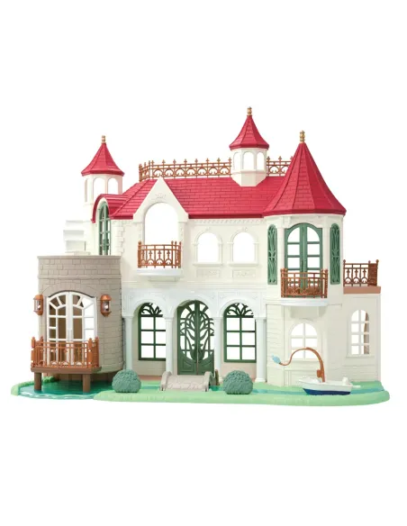 SYLVANIAN FAMILIES VILLA SUL FIUME CASA CASTELLO CON TORRI (5865)