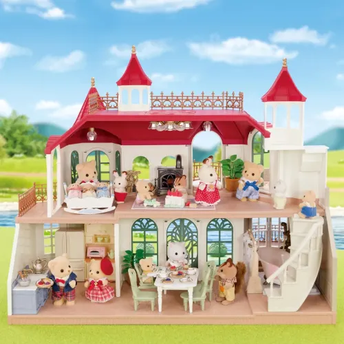 SYLVANIAN FAMILIES VILLA SUL FIUME CASA...