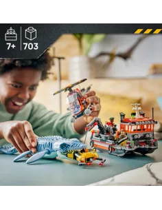 LEGO JURASSIC WORLD ATTACCO ALLA BARCA DEL MOSASAURUS... 2