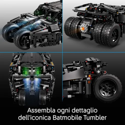 LEGO TECHNIC BATMOBILE TUMBLER TELECOMANDATA...