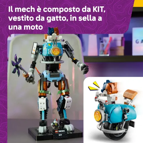 LEGO FORTNITE KIT ROBOT DA COSTRUIRE CON MOTO...