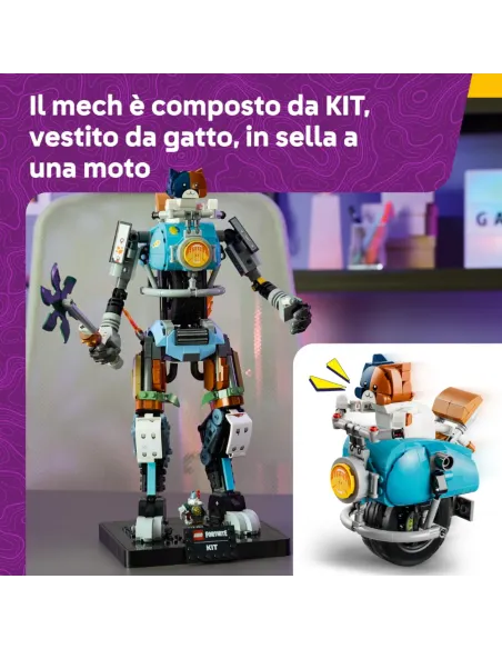 LEGO FORTNITE KIT ROBOT DA COSTRUIRE CON MOTO (77081)