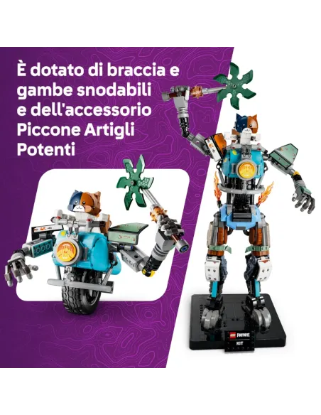 LEGO FORTNITE KIT ROBOT DA COSTRUIRE CON MOTO (77081)