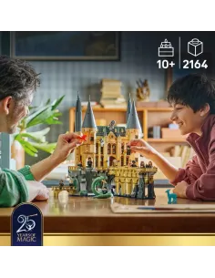 LEGO HARRY POTTER CASTELLO DI HOGWARTS ALA EST CON 13... 2
