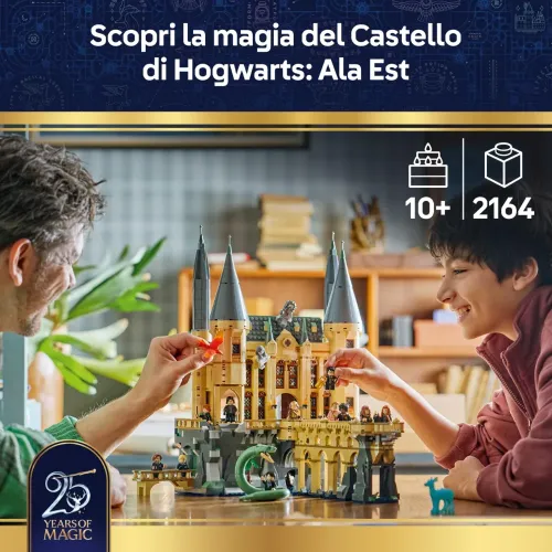 LEGO HARRY POTTER CASTELLO DI HOGWARTS ALA EST...