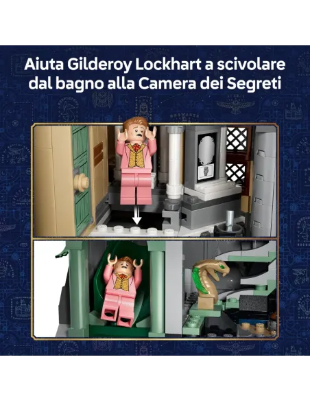 LEGO HARRY POTTER CASTELLO DI HOGWARTS ALA EST CON 13 MINIFIGURE (76473)