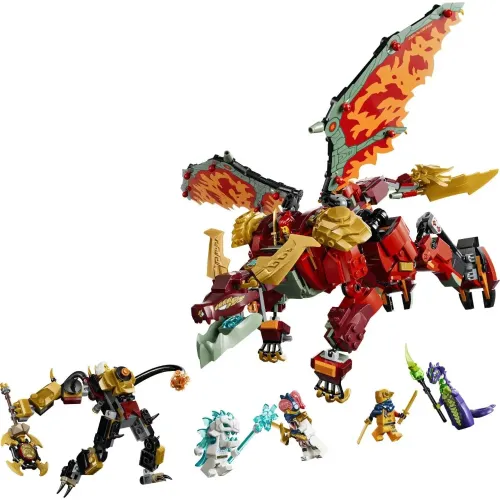 LEGO NINJAGO MECH DRAGO MUTAFORMA DI WYLDFYRE 2...