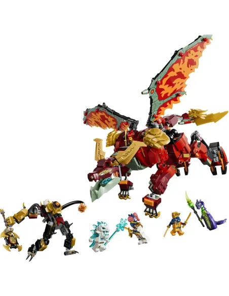 LEGO NINJAGO MECH DRAGO MUTAFORMA DI WYLDFYRE 2 IN 1 (71868)