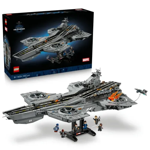 LEGO MARVEL ELIVELIVOLO S.H.I.E.L.D. 3057 PEZZI...