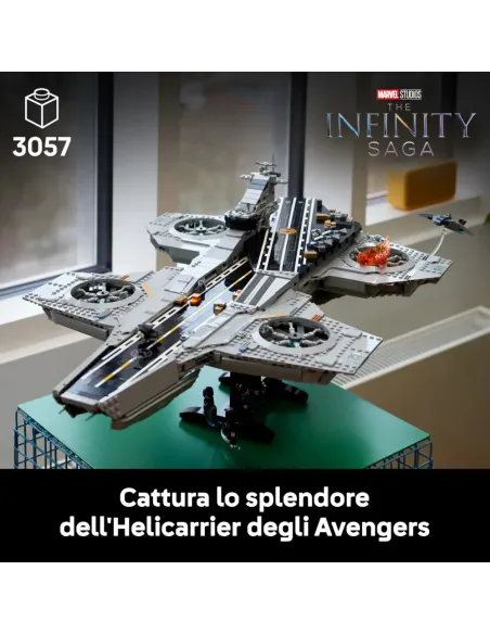 LEGO MARVEL ELIVELIVOLO S.H.I.E.L.D. 3057 PEZZI (76354)