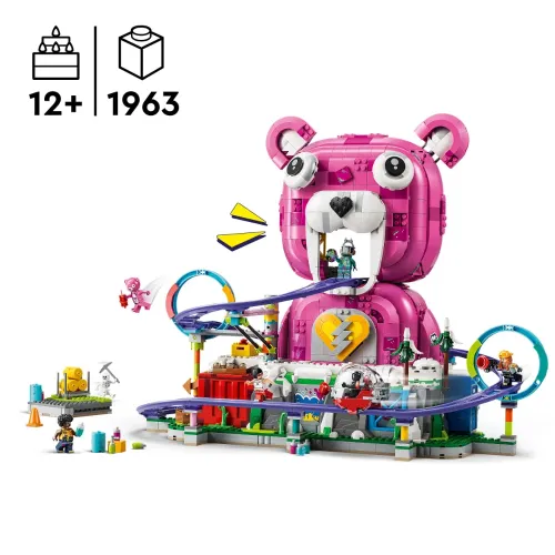 LEGO FORTNITE TANA STRANA CON MONTAGNE RUSSE...