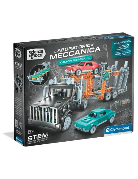 CLEMENTONI LABORATORIO DI MECCANICA CAMION DA MINIERA 2 IN 1 (19450)