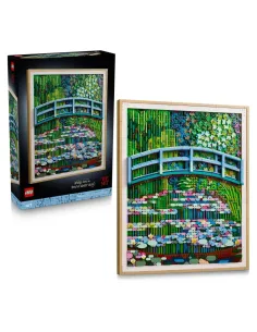 LEGO ART CLAUDE MONET LO STAGNO DELLE NINFEE QUADRO DA...