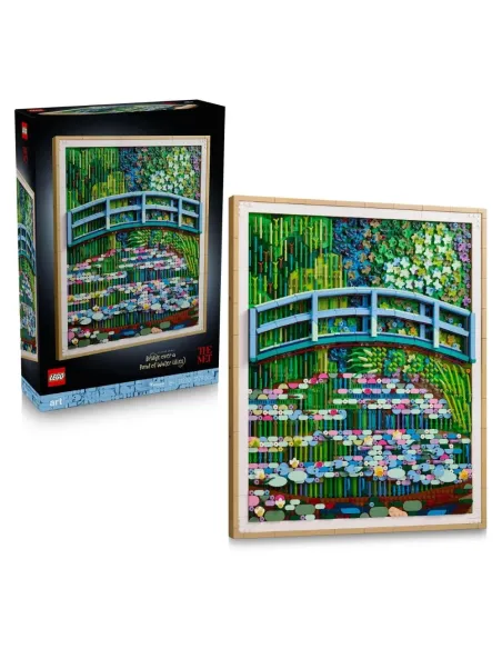 LEGO ART CLAUDE MONET LO STAGNO DELLE NINFEE QUADRO DA PARETE (31220)