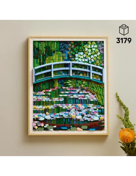 LEGO ART CLAUDE MONET LO STAGNO DELLE NINFEE QUADRO DA PARETE (31220)