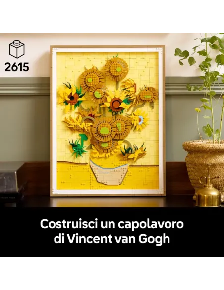 LEGO ART VINCENT VAN GOGH GIRASOLI QUADRO 3D (31215)