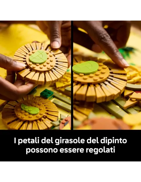 LEGO ART VINCENT VAN GOGH GIRASOLI QUADRO 3D (31215)