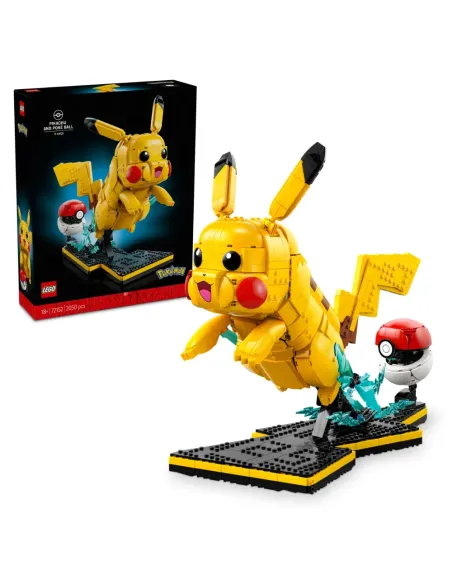 LEGO POKEMON PIKACHU E POKE BALL DA ESPOSIZIONE (72152)