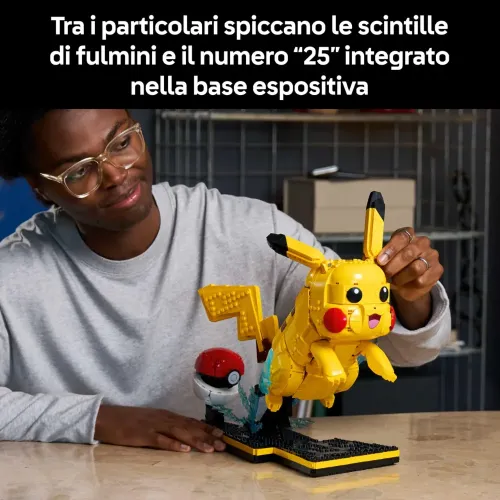 LEGO POKEMON PIKACHU E POKE BALL DA ESPOSIZIONE...