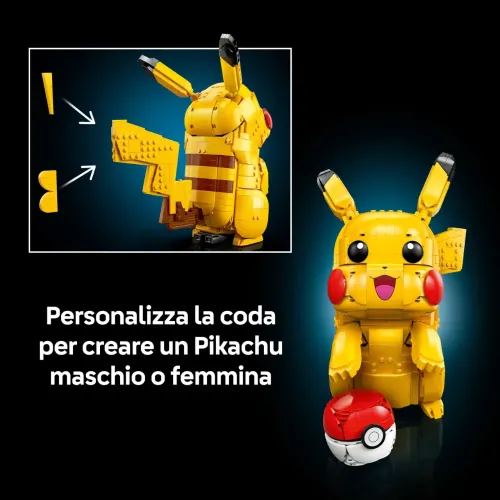 LEGO POKEMON PIKACHU E POKE BALL DA ESPOSIZIONE...