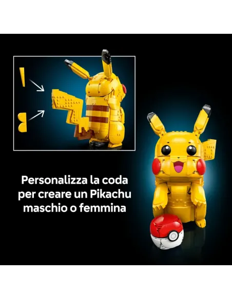 LEGO POKEMON PIKACHU E POKE BALL DA ESPOSIZIONE (72152)