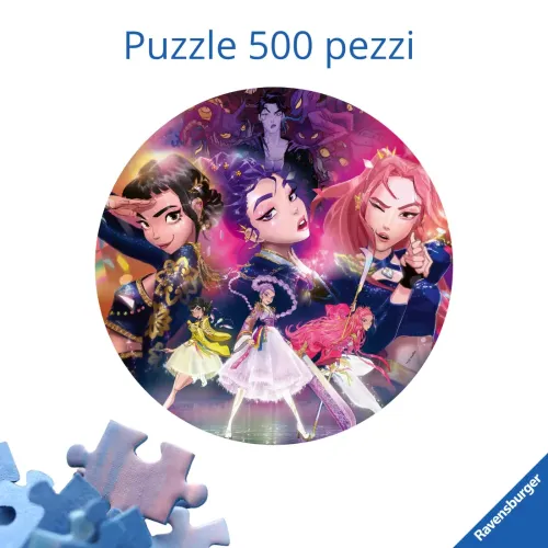 PUZZLE ROTONDO 500 PEZZI K-POP DEMON HUNTERS...