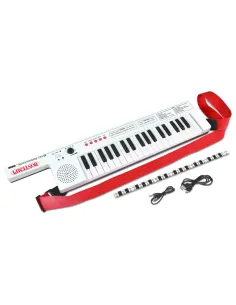 BONTEMPI KEYTAR ELETTRONICA BIANCA 37 TASTI CON TRACOLLA...