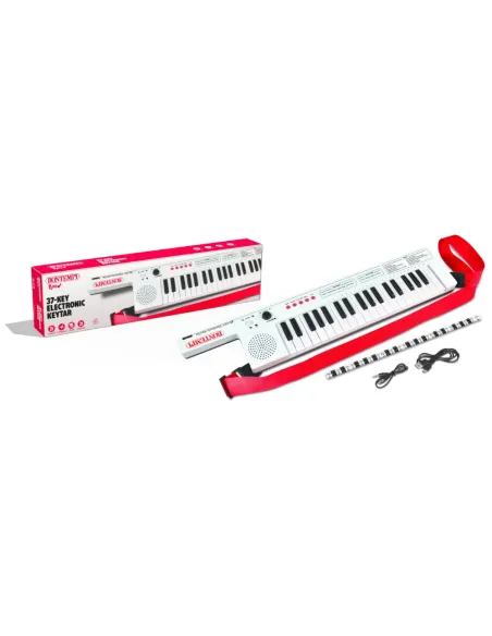 BONTEMPI KEYTAR ELETTRONICA BIANCA 37 TASTI CON TRACOLLA (243721)