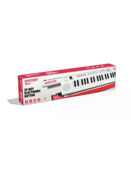 BONTEMPI KEYTAR ELETTRONICA BIANCA 37 TASTI CON TRACOLLA (243721)