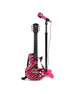BONTEMPI CHITARRA ROCK CON MICROFONO DA PALCO REGOLABILE...