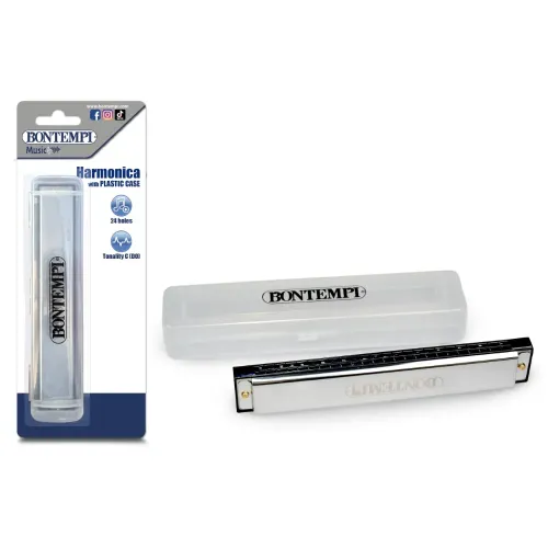 BONTEMPI ARMONICA METALLICA 24 NOTE CON ANCE IN...