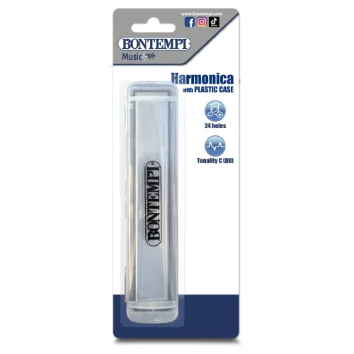 BONTEMPI ARMONICA METALLICA 24 NOTE CON ANCE IN...