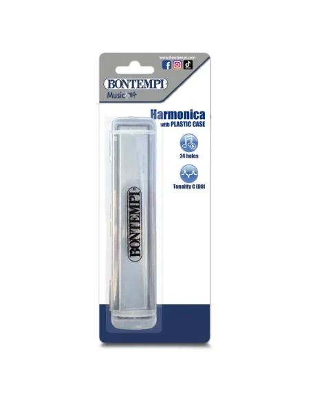 BONTEMPI ARMONICA METALLICA 24 NOTE CON ANCE IN METALLO (302421)