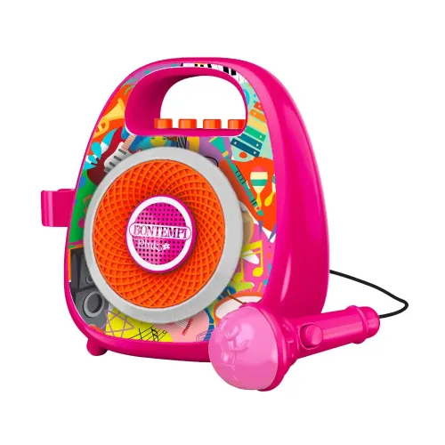 BONTEMPI CASSA WIRELESS CON MICROFONO E LUCI...
