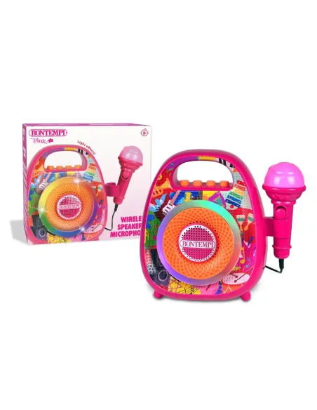 BONTEMPI CASSA WIRELESS CON MICROFONO E LUCI (425072)