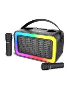 BONTEMPI CASSA WIRELESS CON 2 MICROFONI SENZA FILO E LUCI...