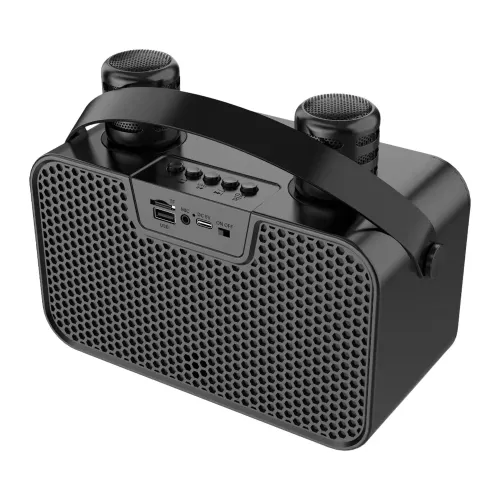 BONTEMPI CASSA WIRELESS CON 2 MICROFONI SENZA...