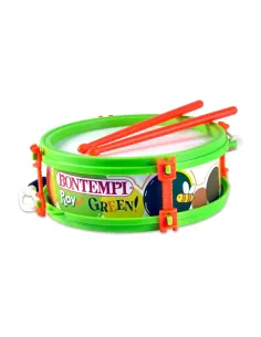 BONTEMPI TAMBURO PICCOLO GREEN CON TRACOLLA E BACCHETTE...