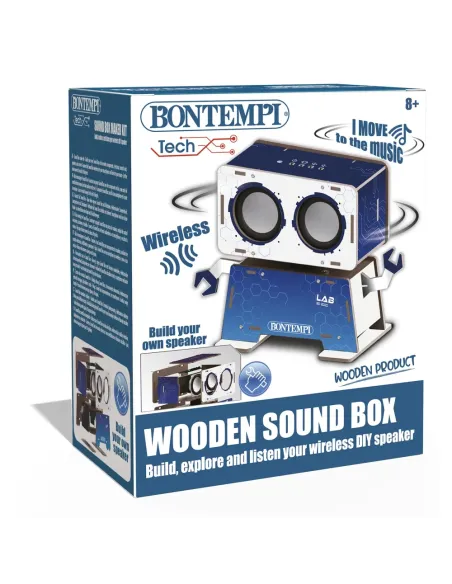 BONTEMPI KIT DI MONTAGGIO CASSA SOUND BOX WIRELESS IN LEGNO (802000)