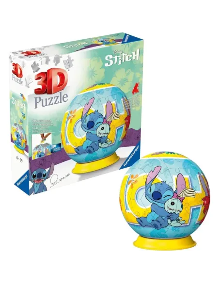 PUZZLEBALL 3D STITCH 72 PEZZI RAVENSBURGER (11596)