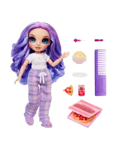 RAINBOW HIGH JUNIOR HIGH PJ PARTY VIOLET BAMBOLA 22 CM... 2