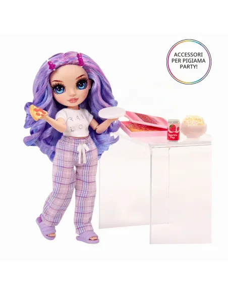 RAINBOW HIGH JUNIOR HIGH PJ PARTY VIOLET BAMBOLA 22 CM (503705)