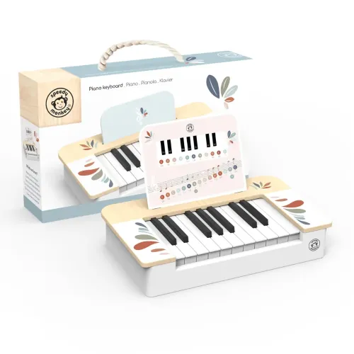 SPEEDY MONKEY PIANOLA IN LEGNO PER BAMBINI...