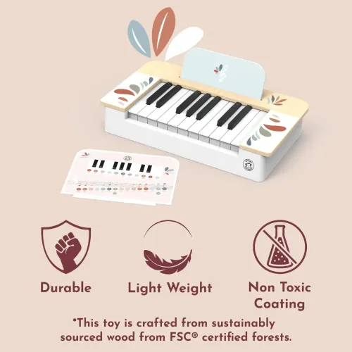 SPEEDY MONKEY PIANOLA IN LEGNO PER BAMBINI...