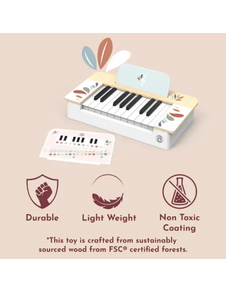 SPEEDY MONKEY PIANOLA IN LEGNO PER BAMBINI (SPD5012)