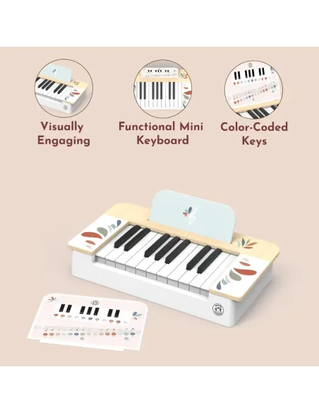 SPEEDY MONKEY PIANOLA IN LEGNO PER BAMBINI (SPD5012)