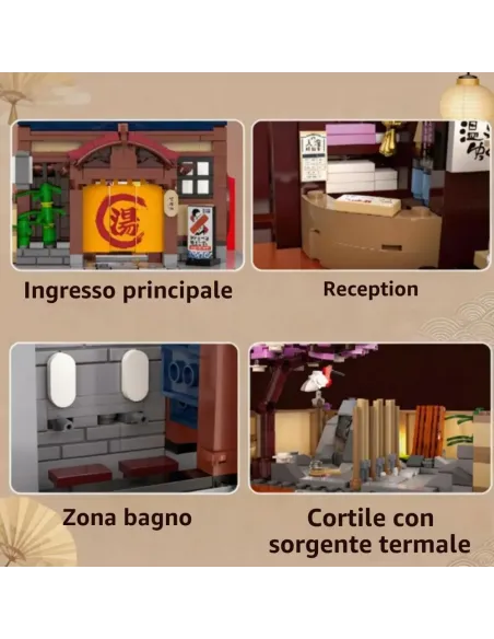 CADA CASA DEL BAGNO GIAPPONESE SENTO 1249 PEZZI (C66012W)