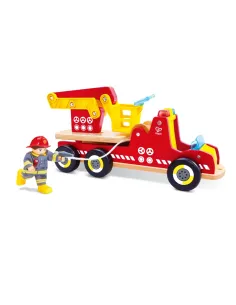 HAPE CAMION DEI POMPIERI CON LUCI E SIRENA (E3090)